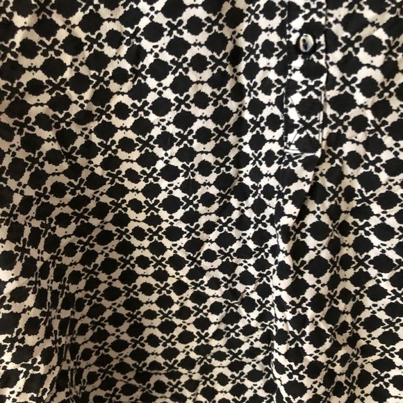 41 Hawthorne geometric print silk top - Picture 2 of 5